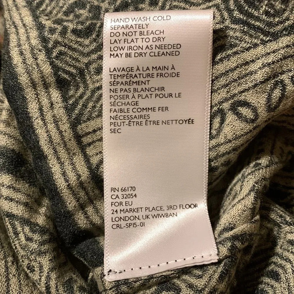 CLEOBELLA by ANTHROPOLOGIE Sadira Fringe Dress in Wood Block Print‎ - Picture 10 of 11